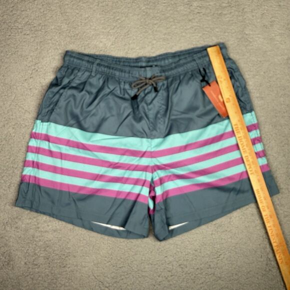 Southern Marsh Swim Trunks Mens 2XL Slate Harbor Barcelona Lines Mesh Lined NWT - Picture 11 of 13